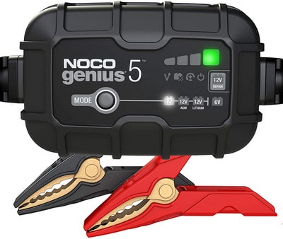 Automatic Smart Car Battery Charger, Maintainer, Trickle Charger, and Battery Desulfator With Temperature Compensation