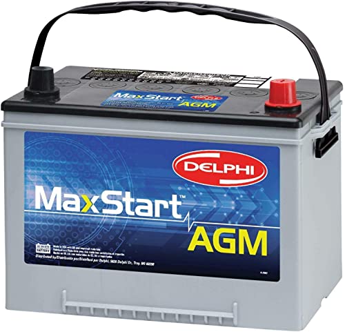 Delphi BU9034R MaxStart AGM Premium Automotive Battery, Group Size 24F / 34R 