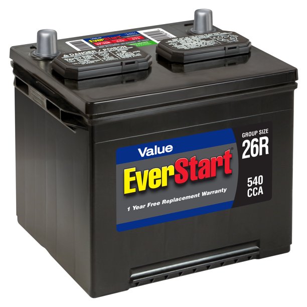 EverStart Value Lead Acid Automotive Battery, Group Size 26R
