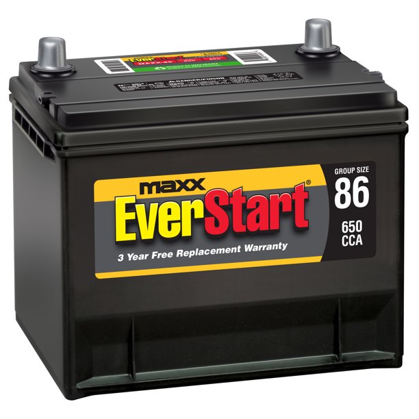 EverStart Maxx Lead Acid Automotive Battery, Group Size 86