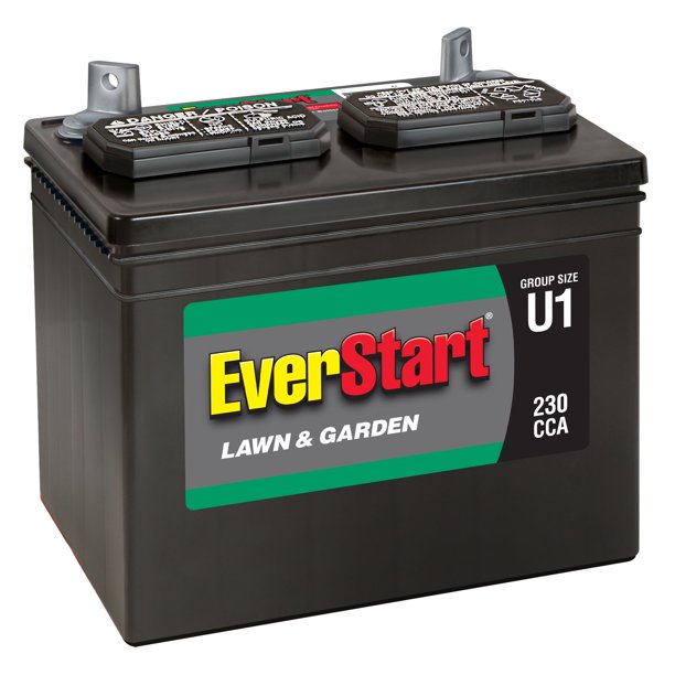 EverStart Lead Acid Lawn & Garden 230 CCA Battery, Group Size U1