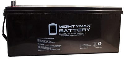Mighty Max Battery ML4D - 12V 200AH Sealed Lead Acid Battery review
