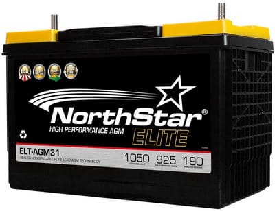 NorthStar ELT-AGM31 AGM Pure Lead Group 31 Battery