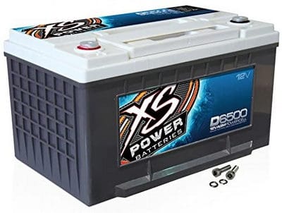 XS Power D6500 XS Series 12V 3,900 Amp AGM High Output Battery with M6 Terminal Bolt